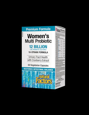 Women's Multi Probiotic 12 Billion Live Probiotic Cultures - 60 capsules - Nutra Best Europe