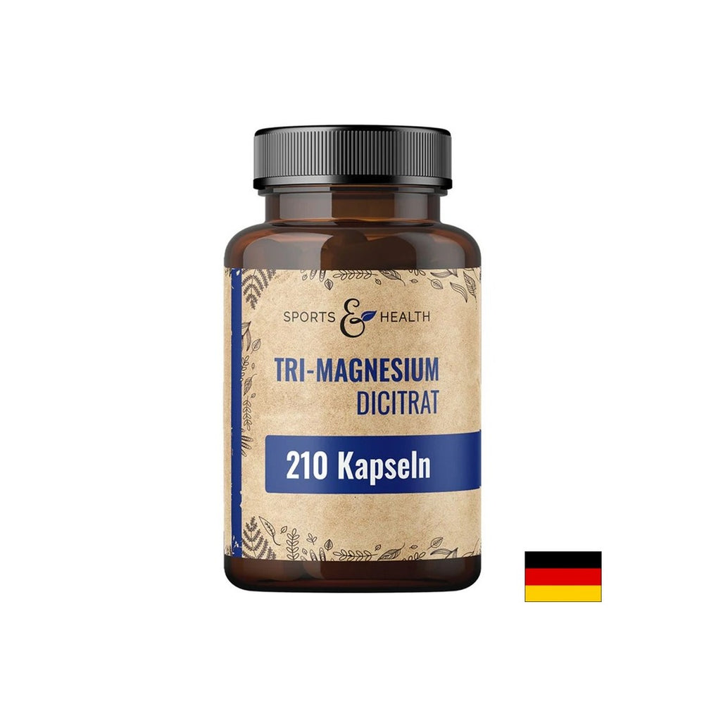 Funkcija mišića, srce i neurološko zdravlje-magnezij (tri-magnesij-dicicit), 120 mg x 210 kapsula
