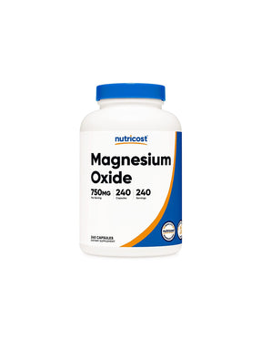 Muscular and nervous system - Magnesium (oxide), 240 capsules - Nutra Best Europe