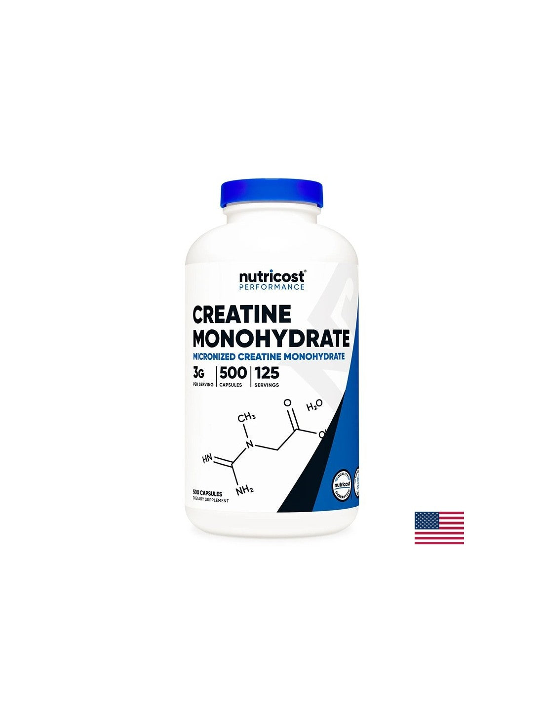 Mišićna masa i snaga - kreatin monohidrat, 750 mg x 500 kapsula