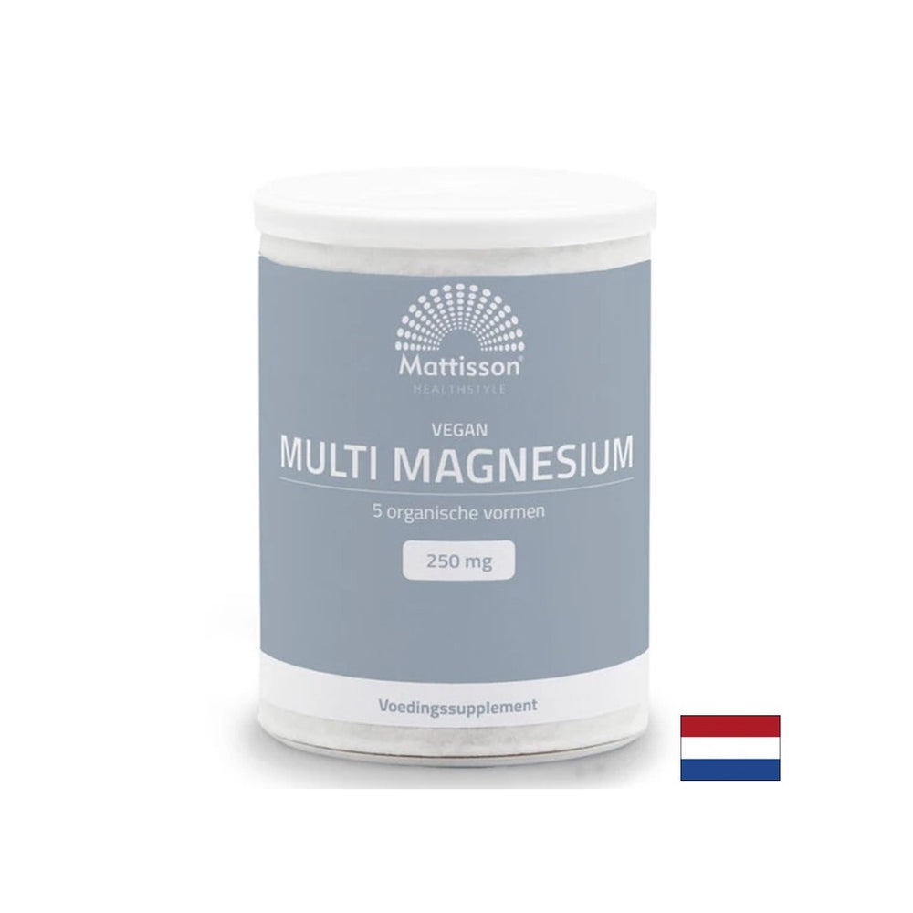 Mišićni, srčani i živčani sustav - multi magnezij (veganska formula), 200 g praha, 100 doza