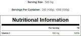 100% vitamin C u prahu 100 grama