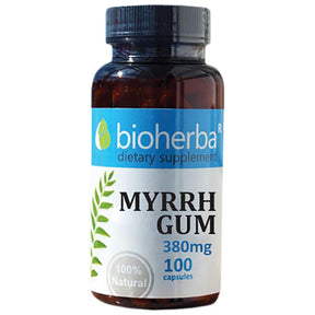 Myrrh Gum 380 mg - 100 capsules - Nutra Best Europe