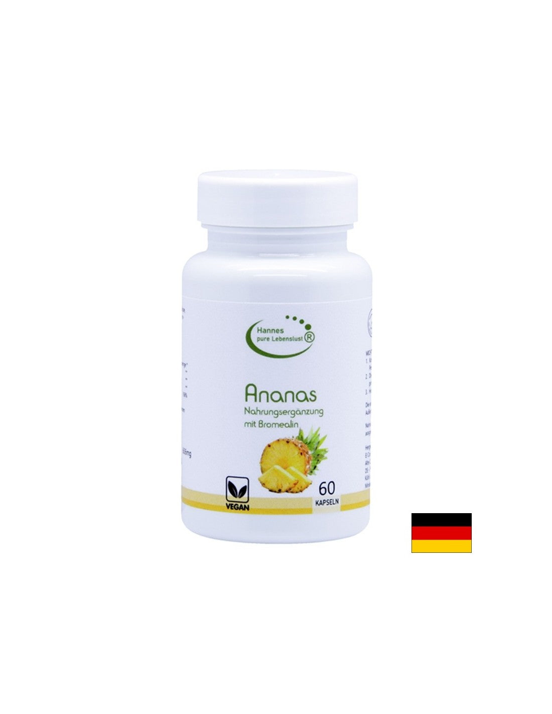 Ananas - Ananas i Bromelain, 60 kapsula El Compra