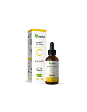Natural vitamin C 80 mg drops, 50 ml EkaMedica - Nutra Best Europe