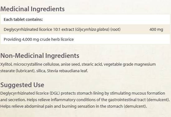 DGL 400 mg - 90 tableta za žvakanje