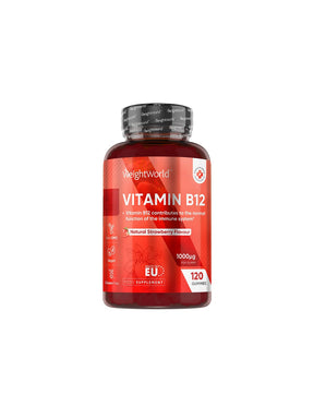 Nervous system - Vitamin B12 (methylcobalamin), 1000 µg x 120 gel tablets - Nutra Best Europe