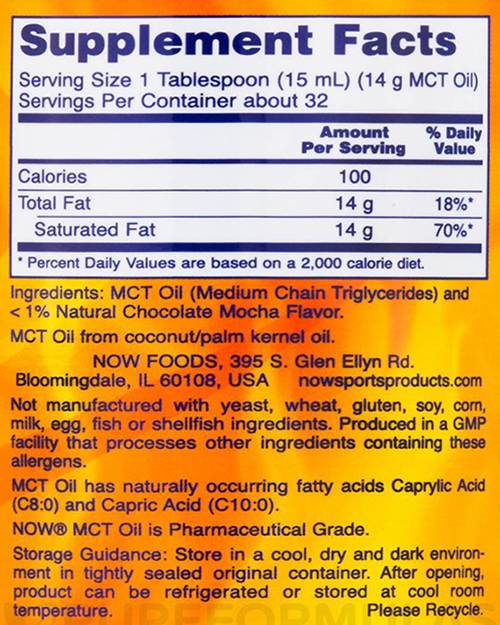 MCT ulje - aromatizirano - 473 ml