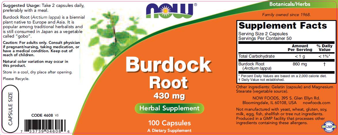 Korijen burdocka 430 mg - 100 kapsula