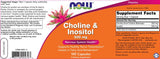 Choline & inozitol 500 mg - 100 kapsula