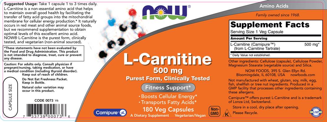 L-karnitin 500 mg | Carnipure® - 180 kapsula