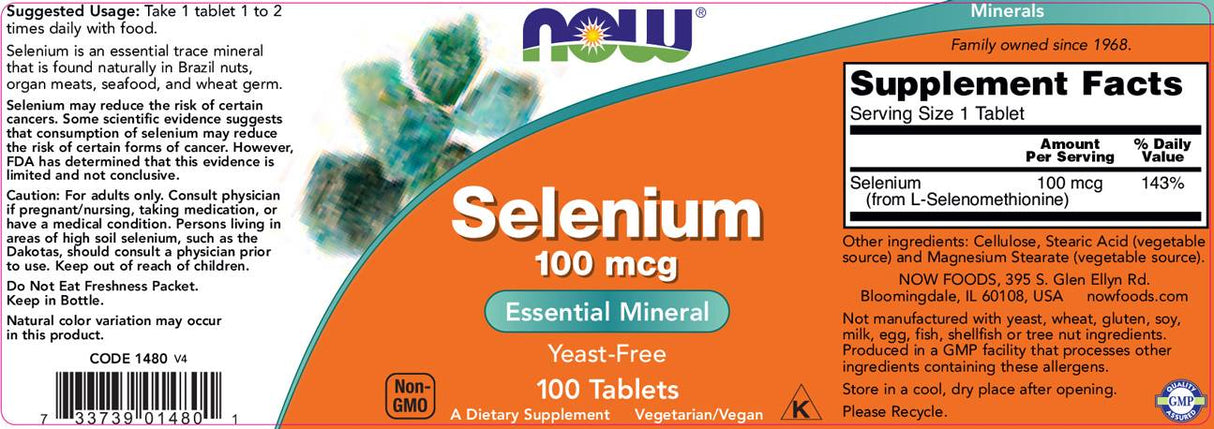 Selen 100 mcg - 100 tableta