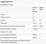 Ultra Omega 3-D s vitaminom D-3-90 gel kapsula