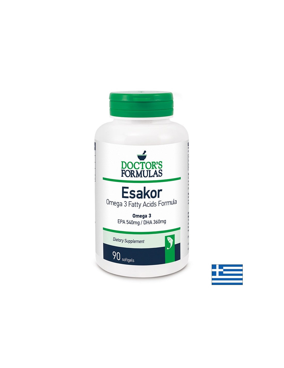 Omega -3 Formula - Esakor, 90 Softgel Capsules Doctor's Formule