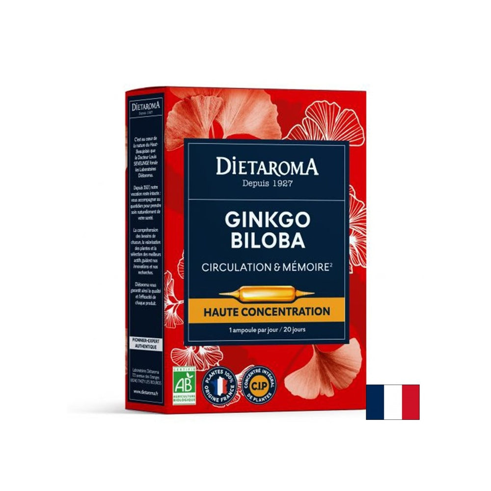 Memorija i koncentracija - Ginkgo bilaba, 20 ampula za piće