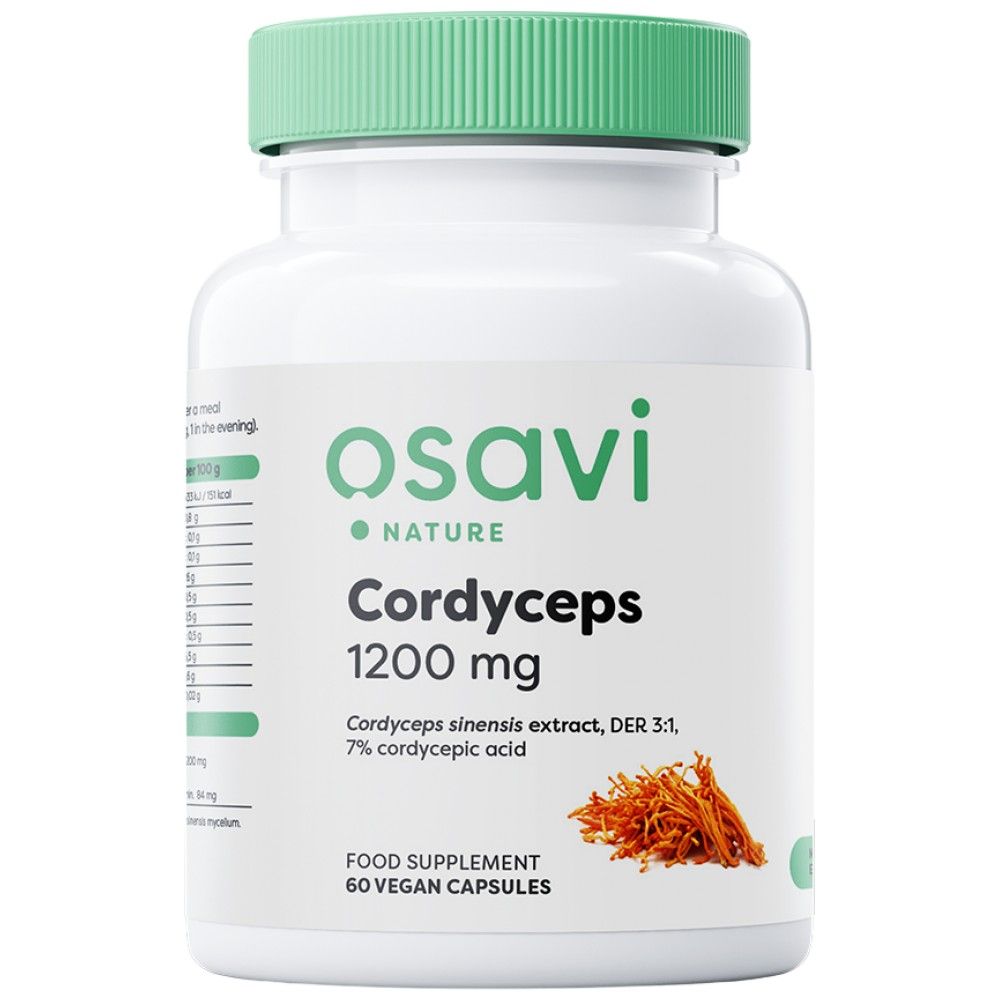 Cordyceps 1200 mg - 60 kapsula