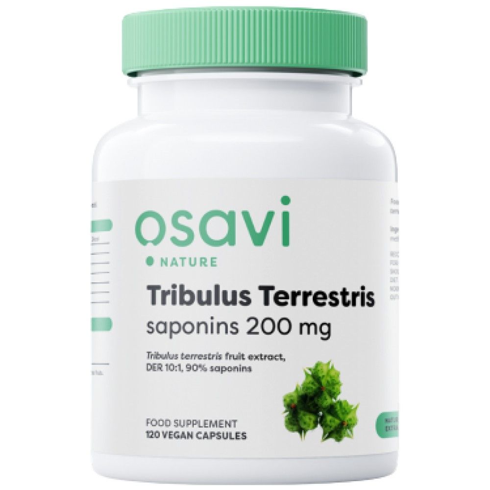 Tribulus Terrestris 90% | 200 mg saponina - 120 kapsula
