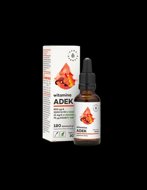 Supports bones, teeth and immunity - Vitamin A, K2, D3, E - 30 ml drops Aura Herbals - Nutra Best Europe