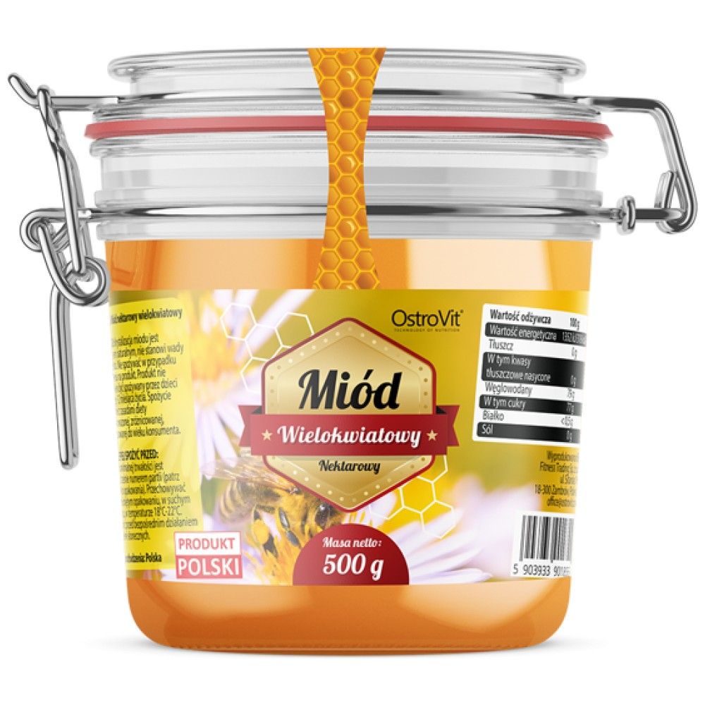 Prirodni multiflower med / naturalen monlogeten pчelen med - 500 GRAMA