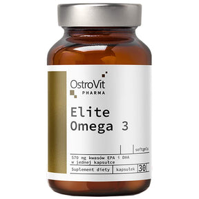 Elite Omega 3 1000 mg + Vitamin E 30 Gel capsules - Nutra Best Europe