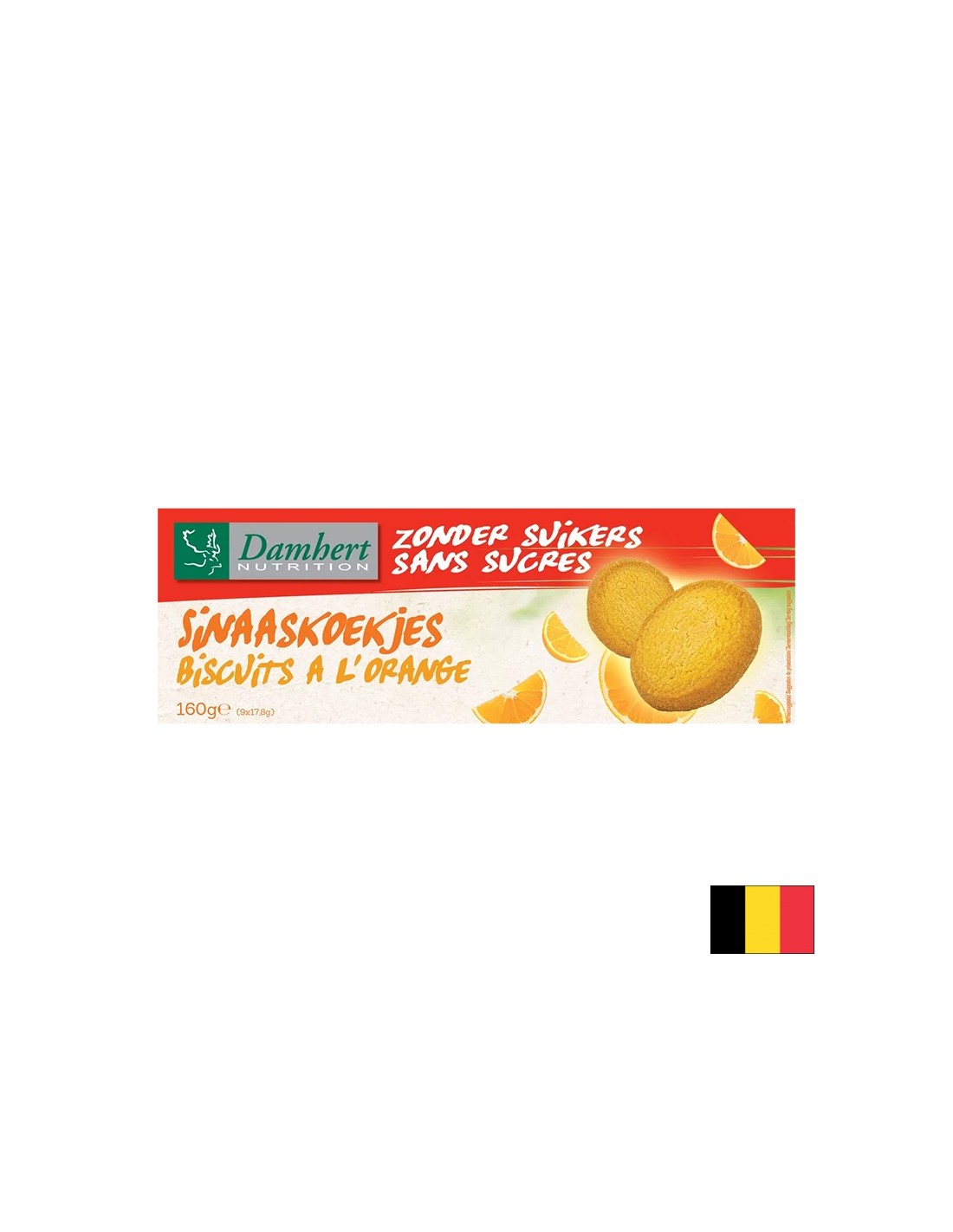 Narančasti kolačići bez šećera, 160 g