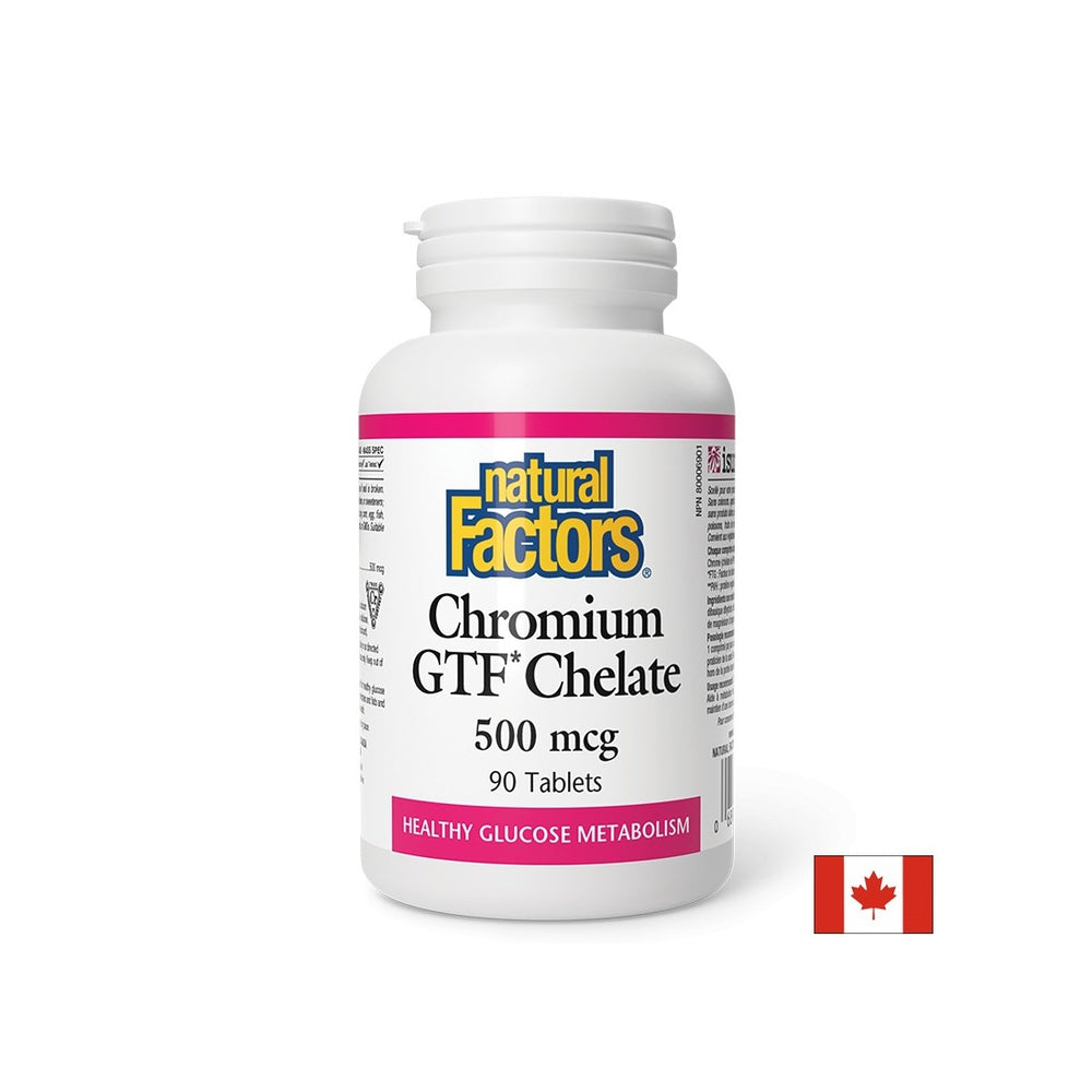 Za otpornost na inzulin i dijabetes - Krom GTF (Chelate), 500 µg x 90 tableta