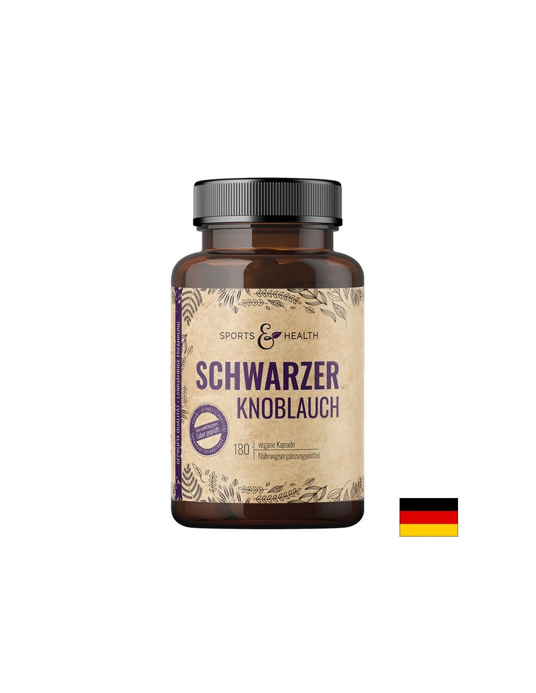 Za visoki kolesterol - crni češnjak, 600 mg x 180 kapsula