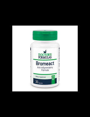 Anti-Inflammatory - Bromelain, Boswellia, Yellow Commune - Bromeact, 30 Capsules Doctor's Formulas - Nutra Best Europe