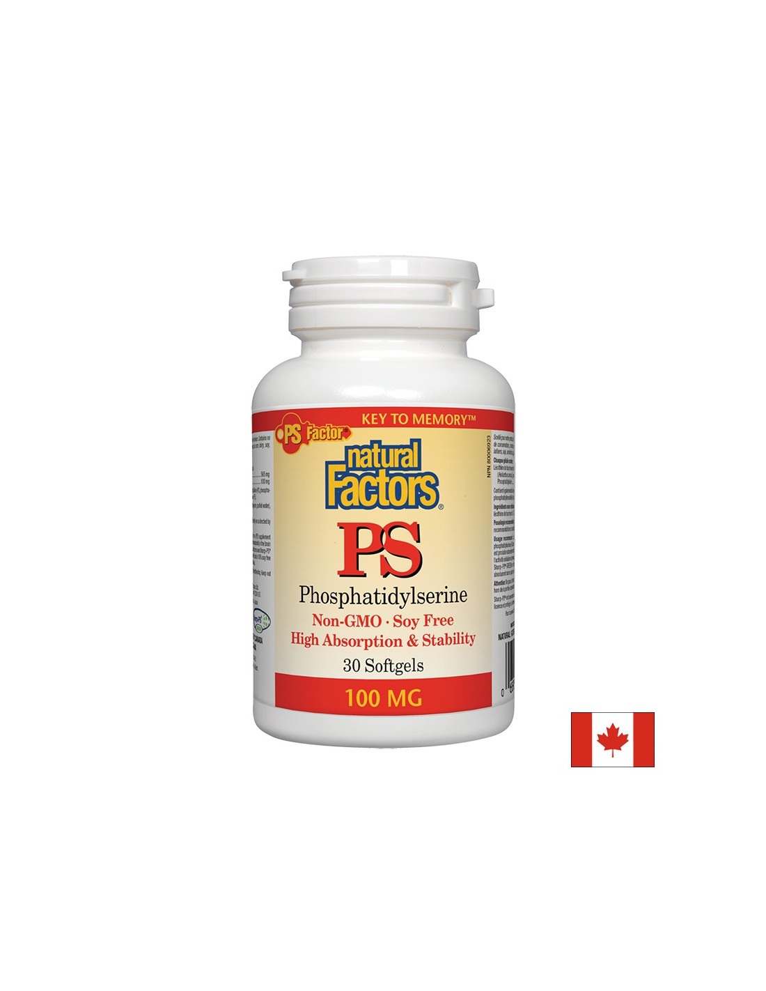 PS fosfatidilserin 100 mg - 30 gel kapsula