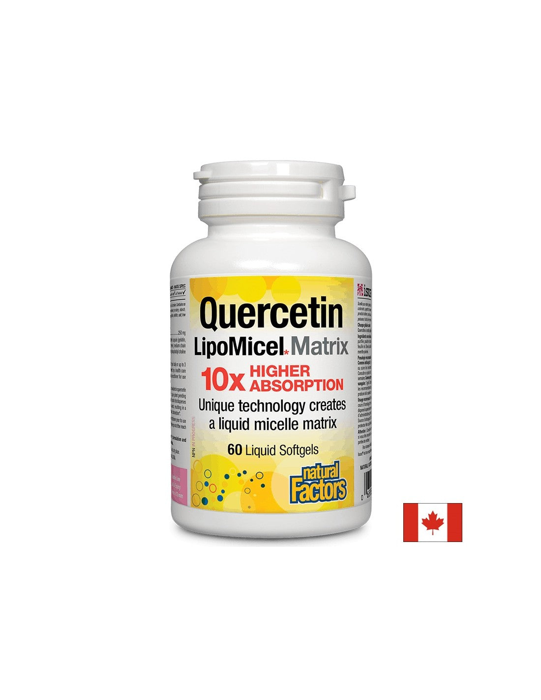 Kvercetin 250 mg lipomicel matrica - 60 gel kapsula