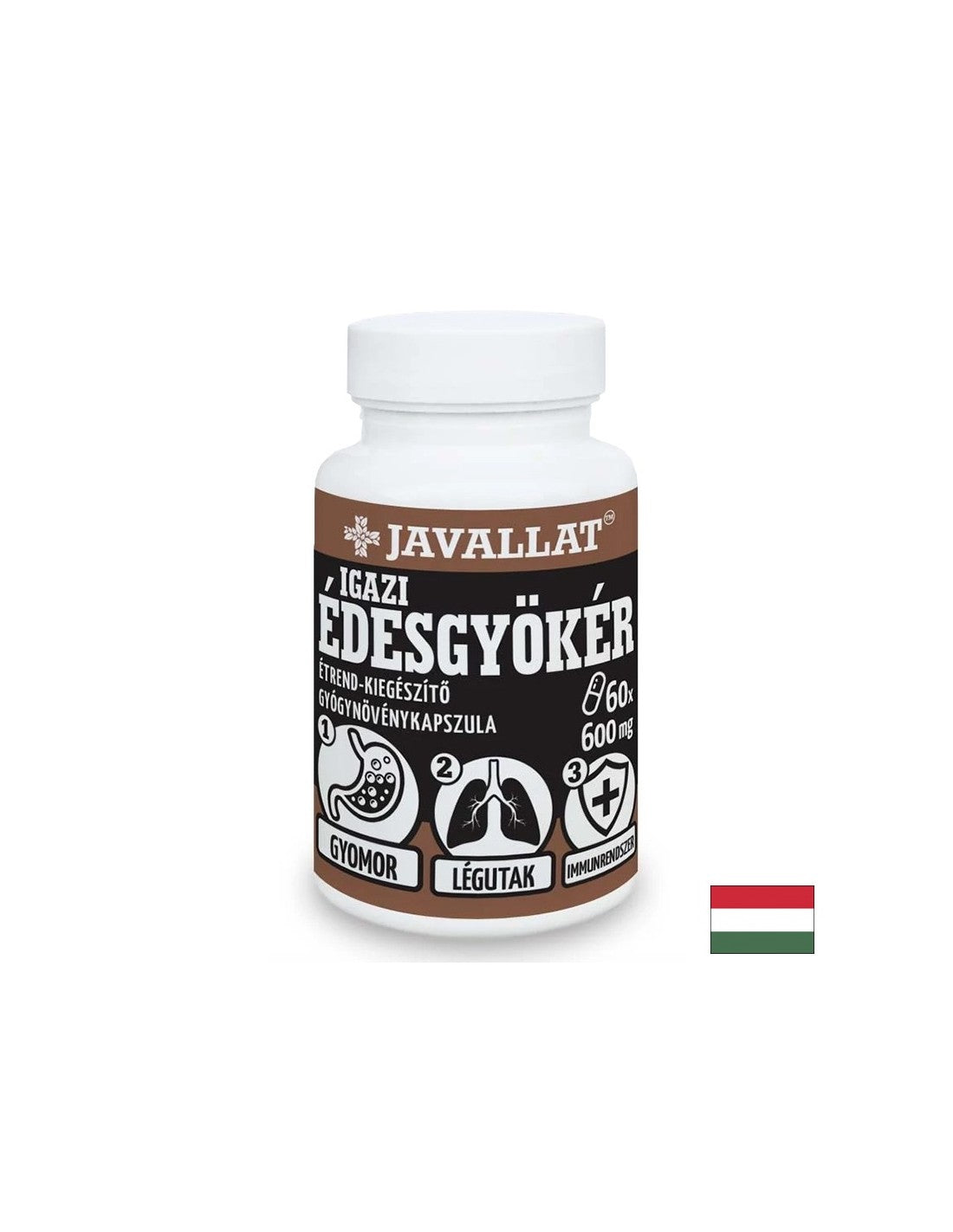 Uznemireni želudac, gastritis i žgaravica - sladak, 550 mg x 60 kapsula
