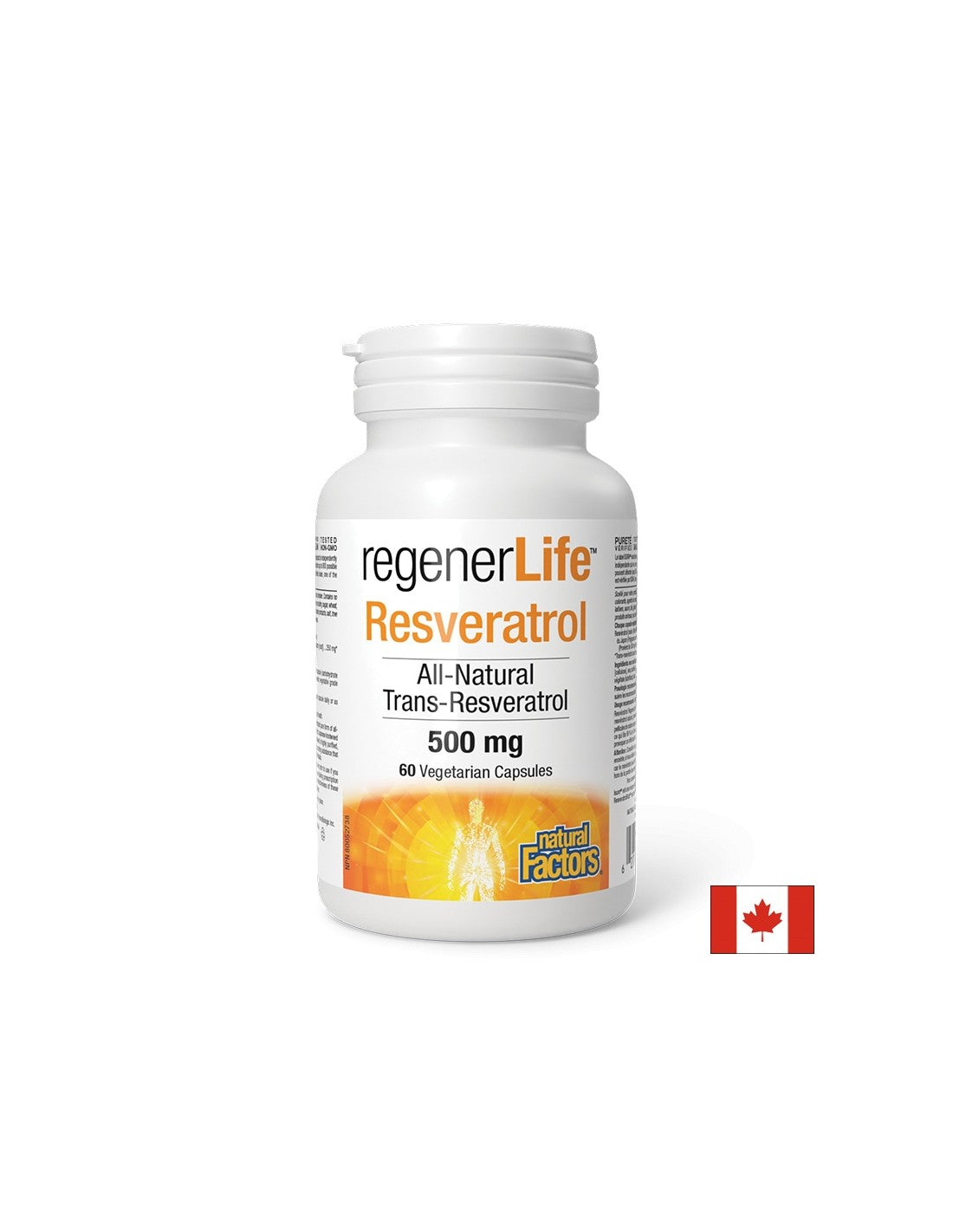 Regener Life ™ Resveratrol 500 mg - 60 kapsula