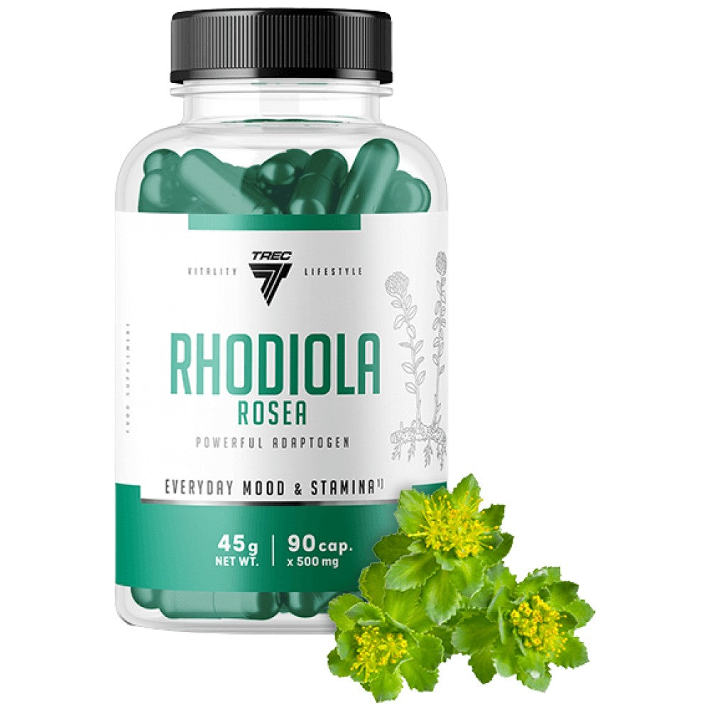 Rhodiola rosea 500mg | 100 mg ekstrakta korijena - 90 kapsula