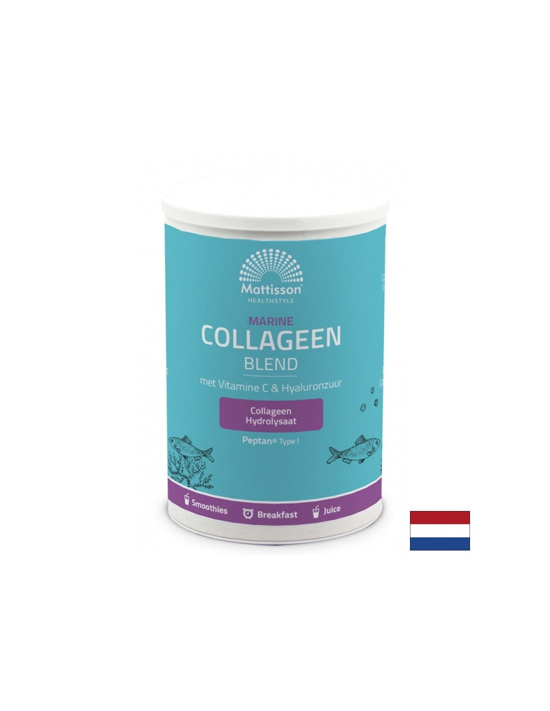 Riblji kolagen tipa I s vitaminom C i hijaluronskom kiselinom - morski kolagen peptan, 300 g
