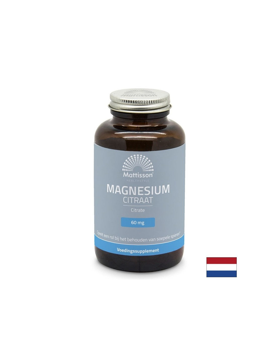 Funkcija srca, živaca i mišića - Magnezij (citrat), 180 kapsula <tc>Mattisson Healthstyle</tc>