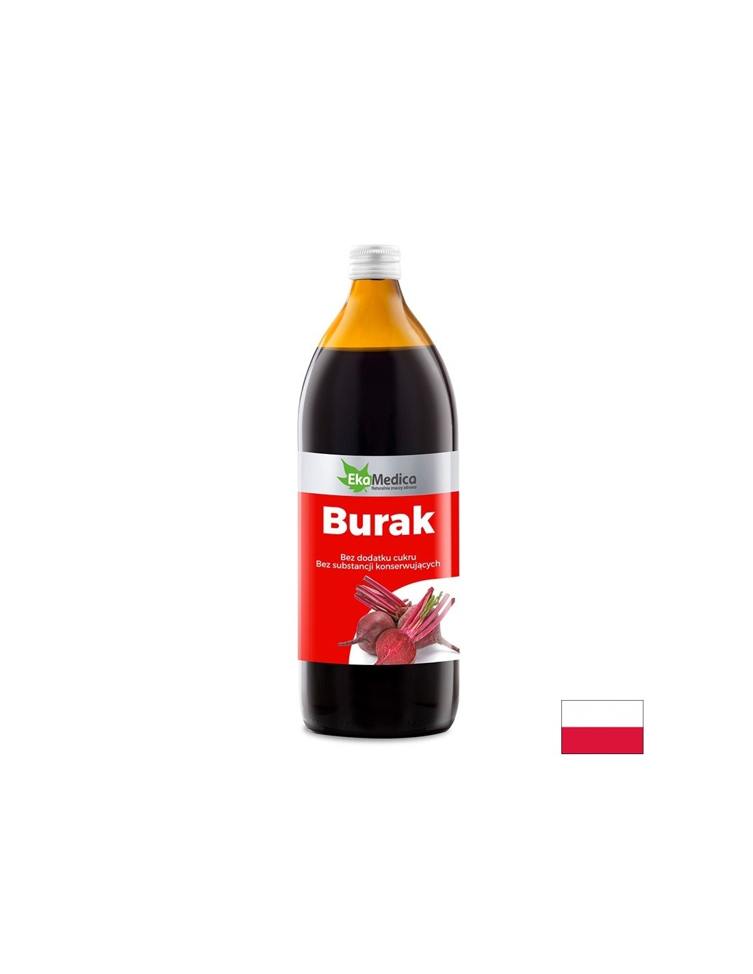 Sok od buke s Camu Camu i prirodnim vitaminom C - zdravlje srca i energija, 1 litara, 20 ili 40 doza