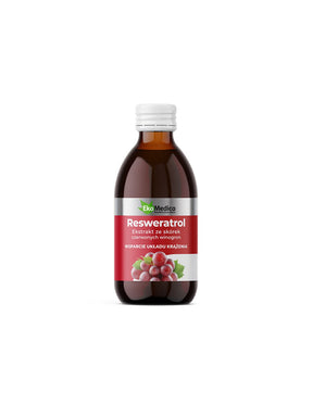 Red Grape Juice Providing Resveratrol - Heart Tonic and Antioxidant, 250ml, 25 Doses - Nutra Best Europe