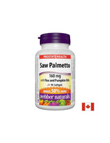 Pila palmetto s lanenim i bundevim uljima, 90 softgel kapsula