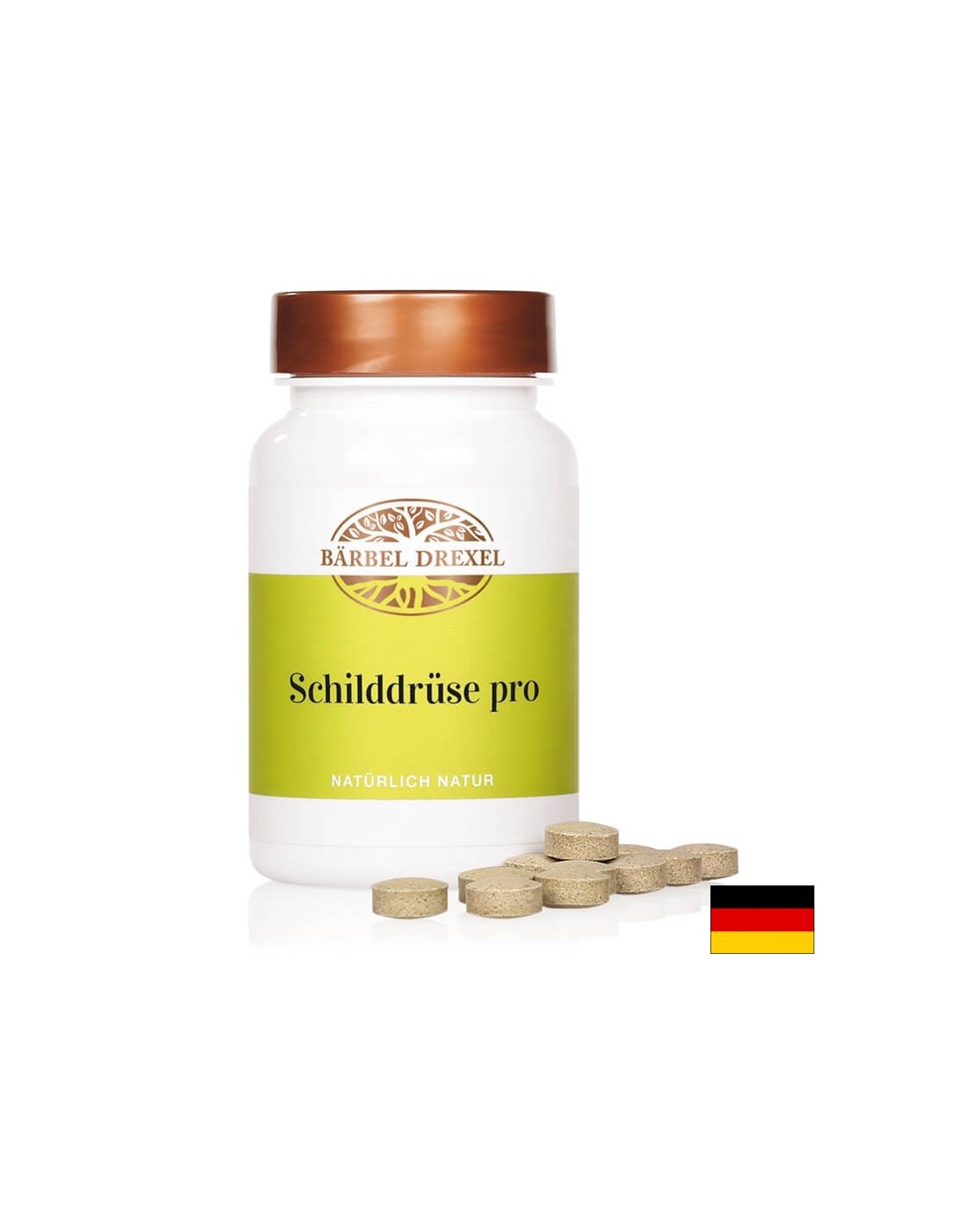 Schilddrüse pro - Zdravlje štitnjače sa selenom, vitaminom D3 i biljem, 125 tableta <tc>Bärbel Drexel</tc>