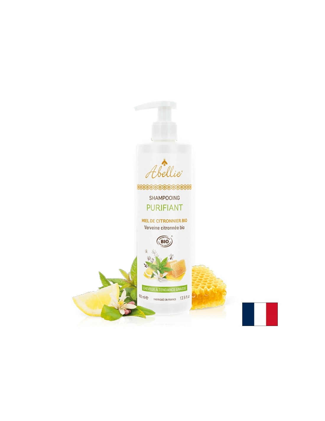 Šampon za masnu kosu s medom od limuna i limuna Verbena, 400 ml