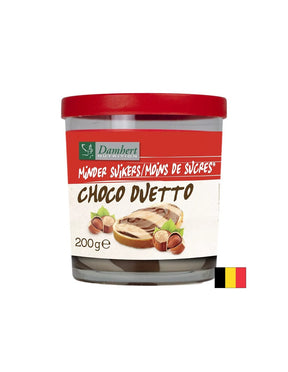 Chocolate spread, DUO (sugar free), 200 g - Nutra Best Europe