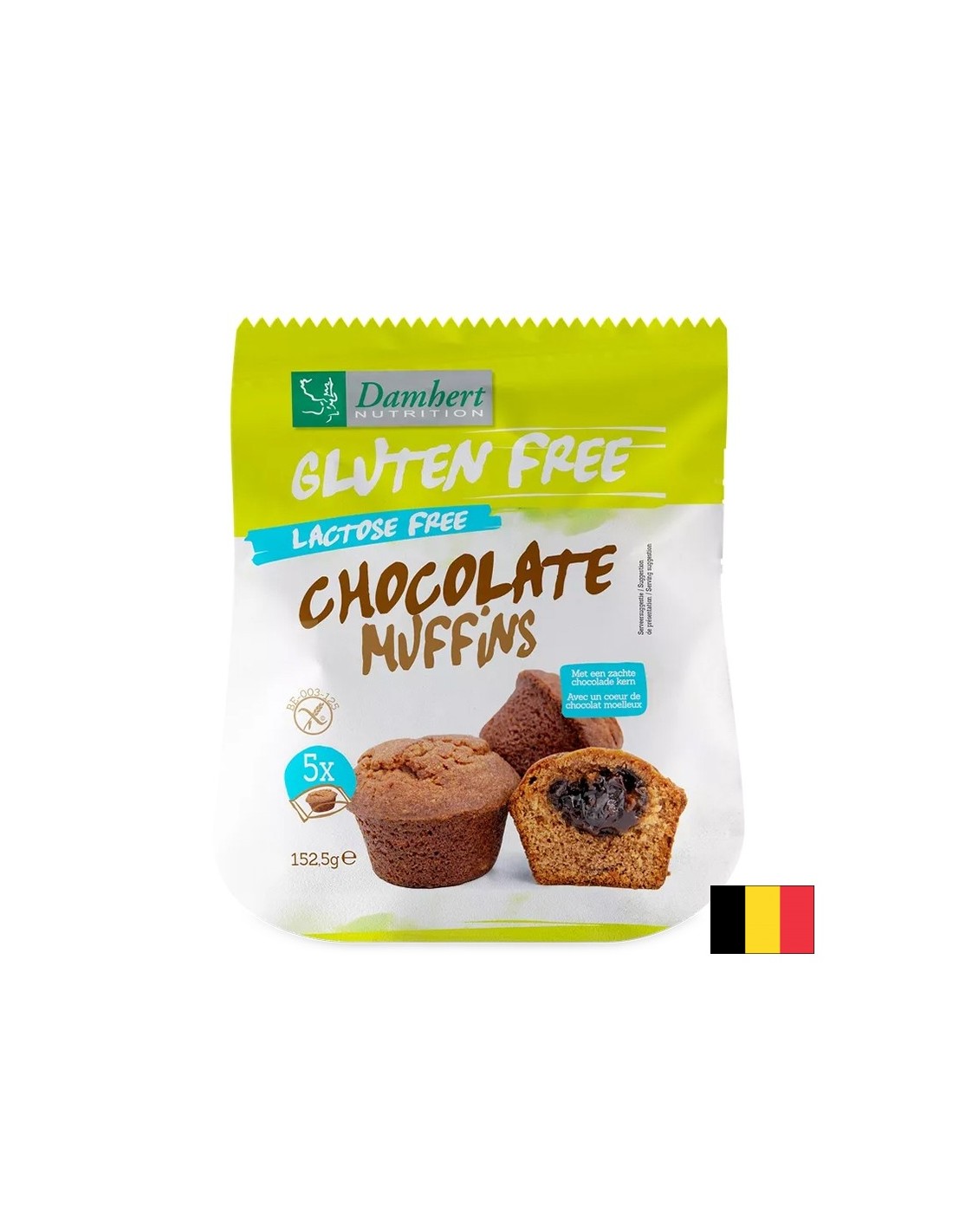 Čokoladni muffini (bez glutena i laktoze), 152 g