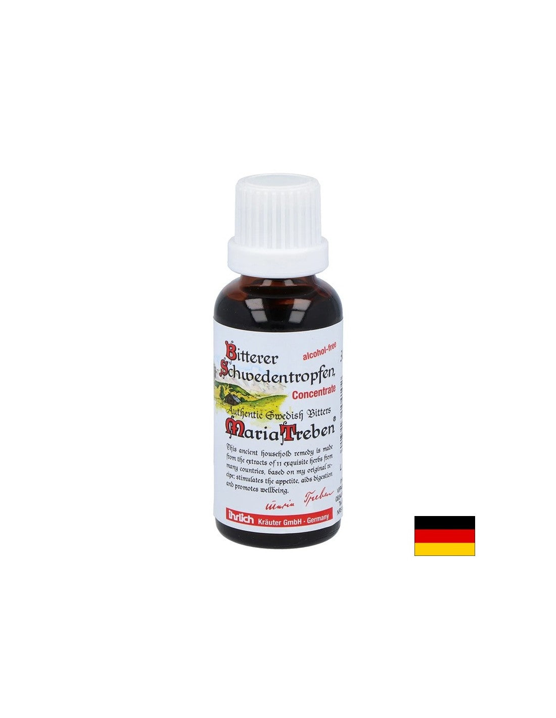 švedska grenčica <tc>Maria Treben</tc>® - Zdravlje za želudac, jetru i žučni mjehur, 30 ml koncentrata (kapi)