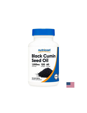 Strong immunity and good digestion - Black cumin (seed oil), 500 mg x 120 softgel capsules - Nutra Best Europe