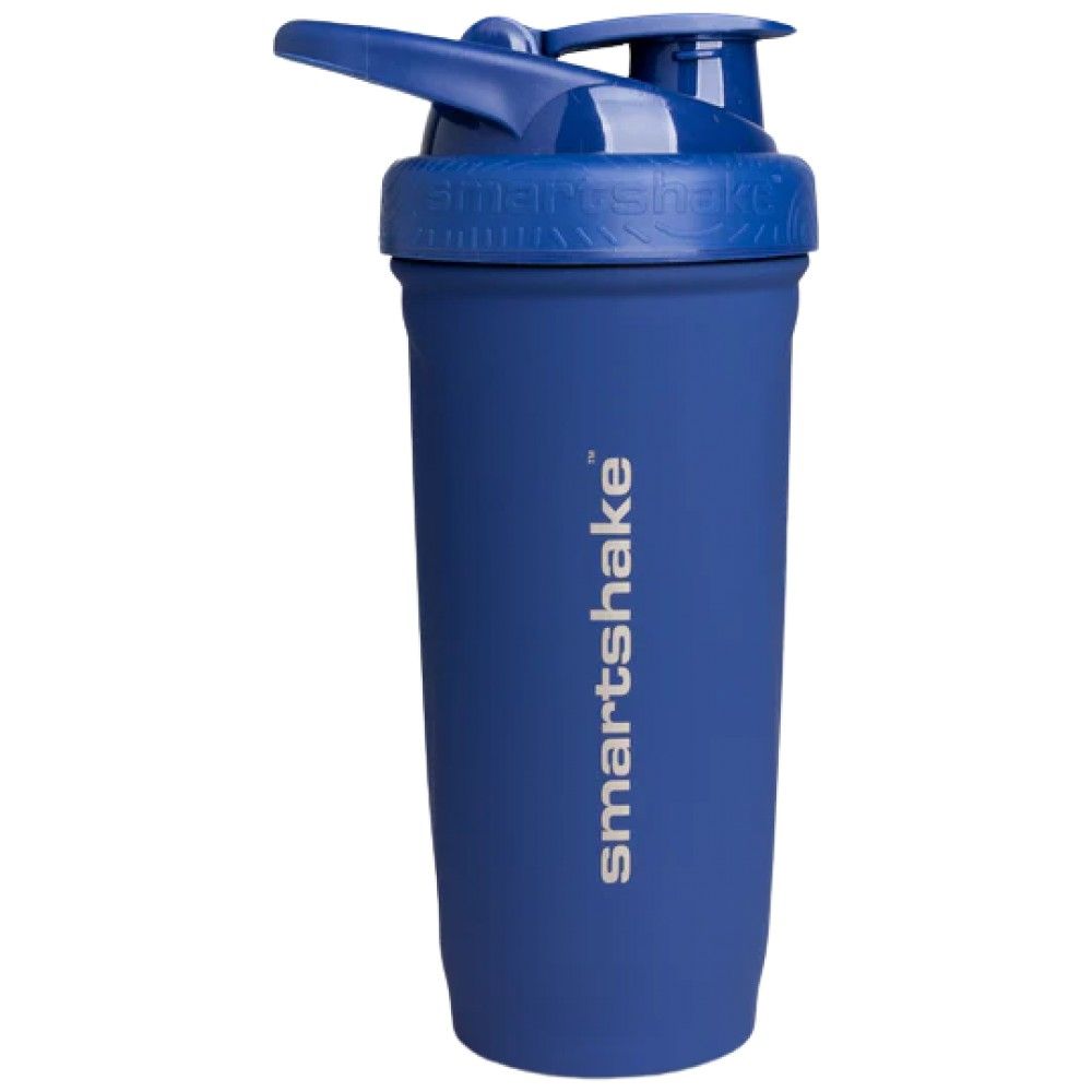 Smart Reinforce Stainless Steel Shaker | Navy Blue - 900 ml - Nutra Best Europe