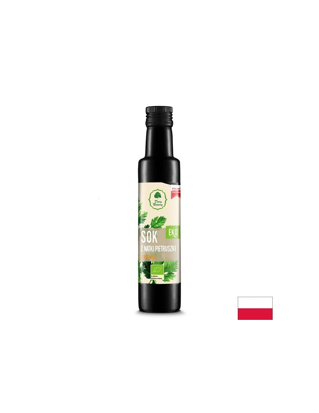Organski sok od peršina za dodavanje pića i obroka - diuretički i detoksikacijski učinak, 250 ml, 5 doza