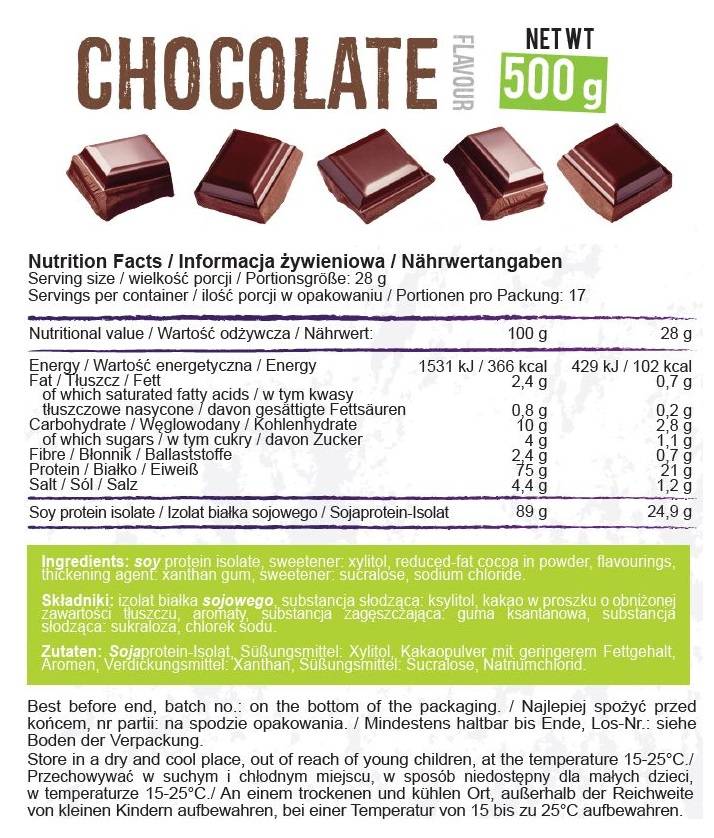 Sojin protein - 500 grama
