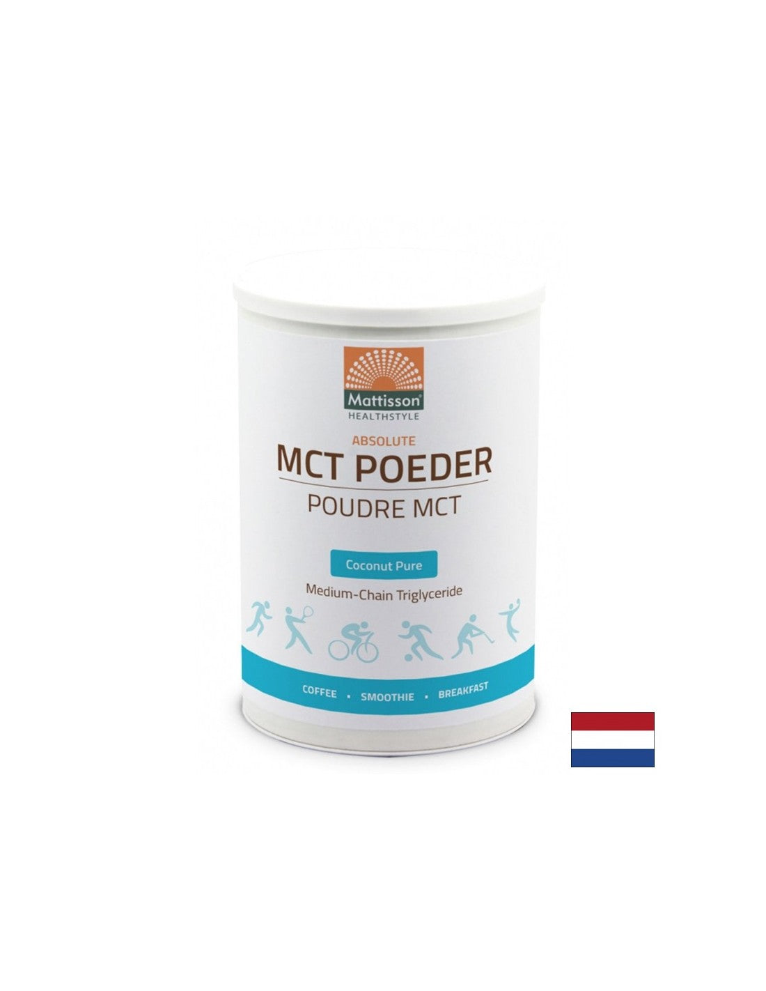 Trigliceridi srednjeg lanca u prahu - čisti kokos, 330 g <tc>Mattisson Healthstyle</tc>