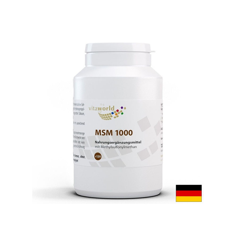 Zglobovi i kosti - MSM (metilsulfonil metan), 1000 mg x 120 tableta