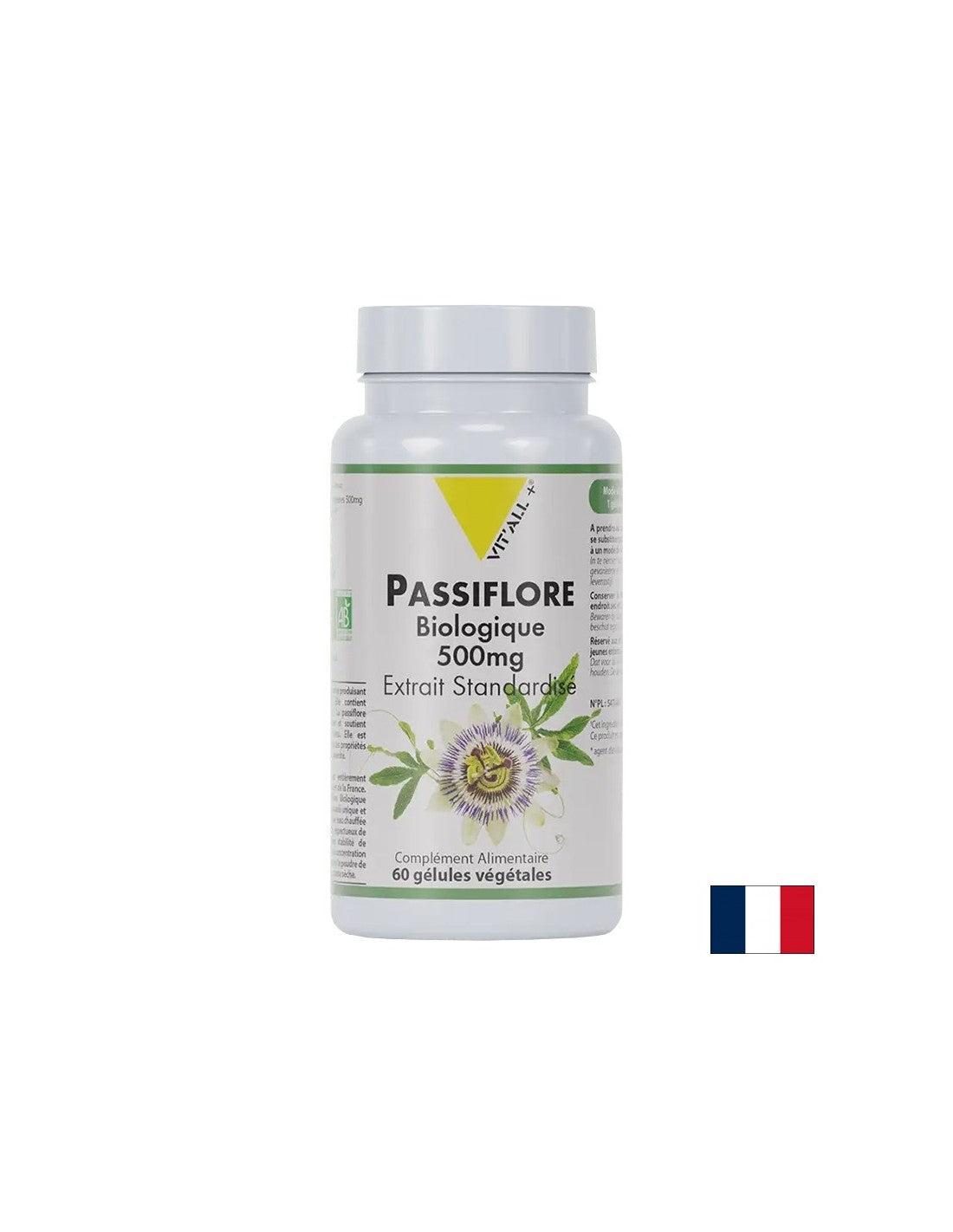 Stres i nesanica - passiclower, bio, 500 mg x 60 kapsula